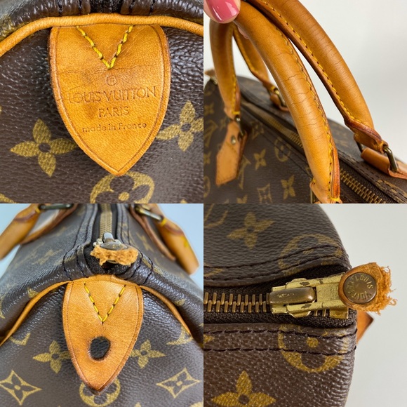 LOUIS VUITTON Speedy 35 Hand Bag Monogram Canvas - Picture 11 of 16